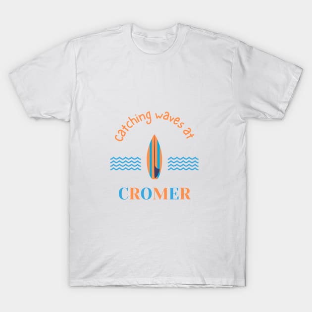 Cromer Norfolk Surfer T-Shirt by MyriadNorfolk